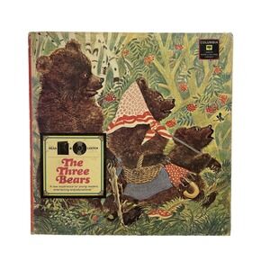 1967 The Three Bears by Feodor Rojankovsky Book Hardcover read and listen record